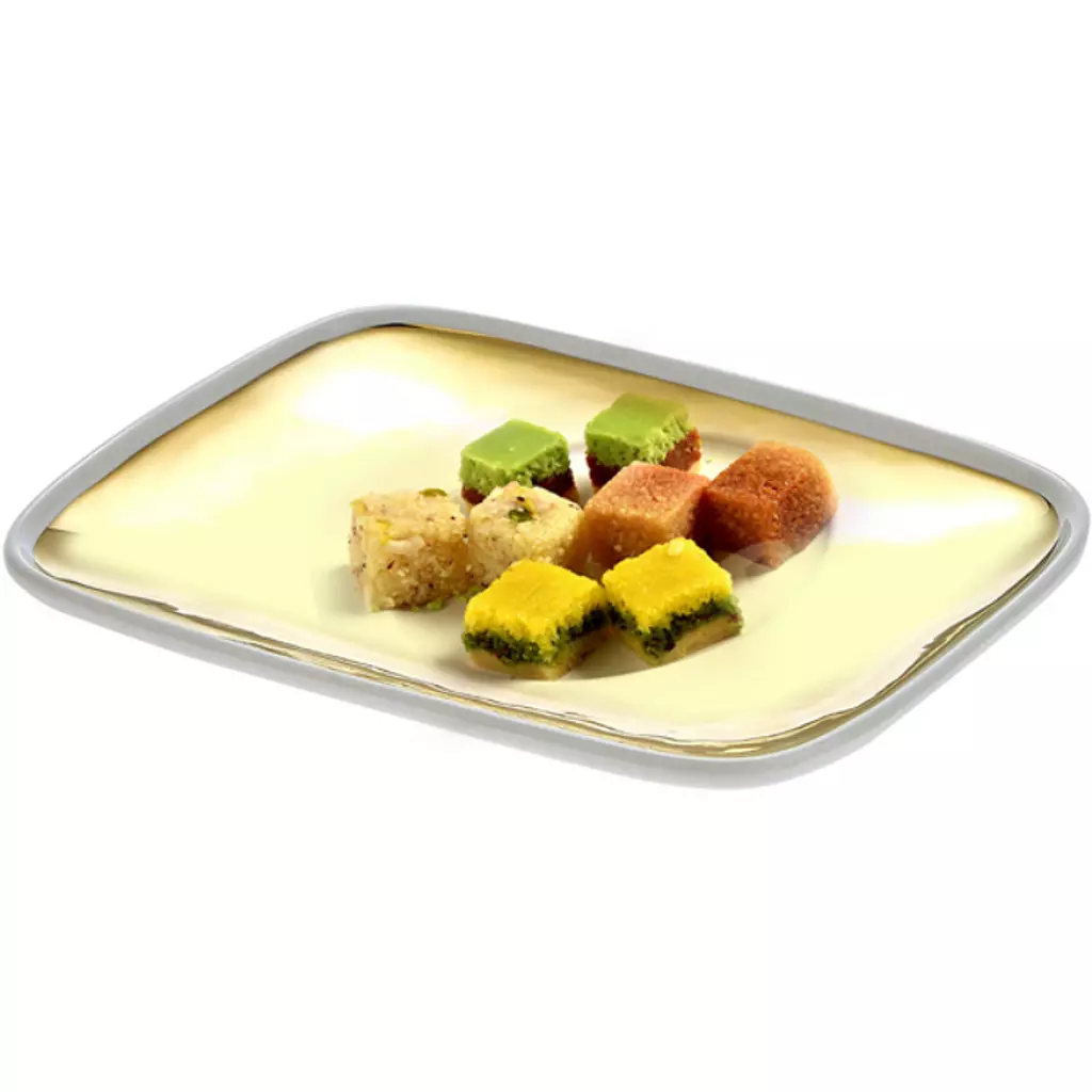 Mini Golden food presentation dish