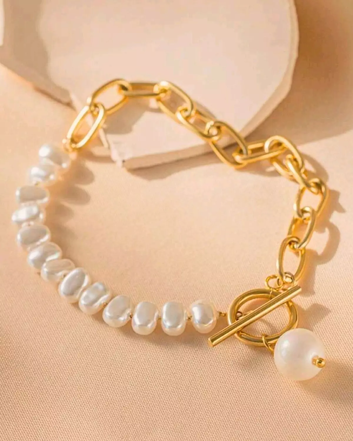 Pearl Chain Bracelet-2nd-img