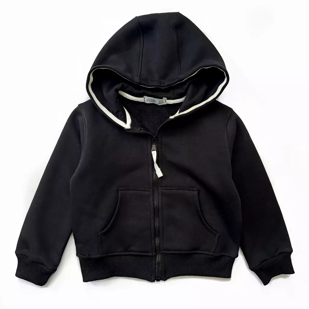 Black Zip-up Hoodie