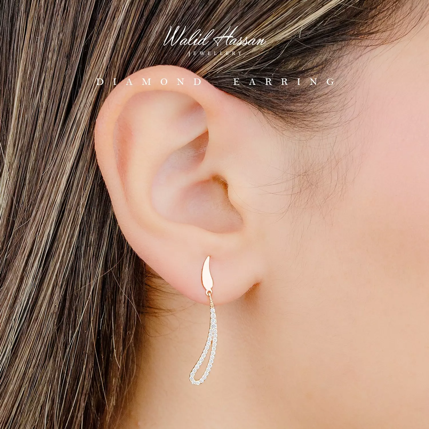 diamond earring  hover image