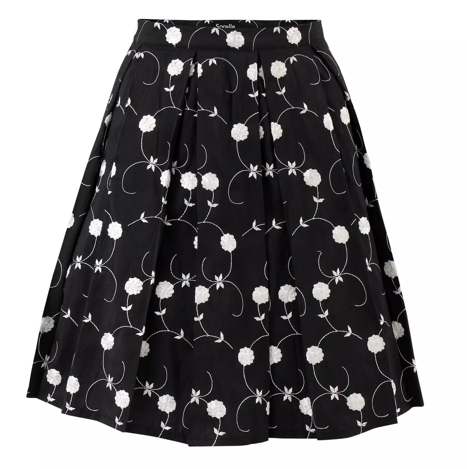 THE WHITE FLOWERS MINI SKIRT hover image