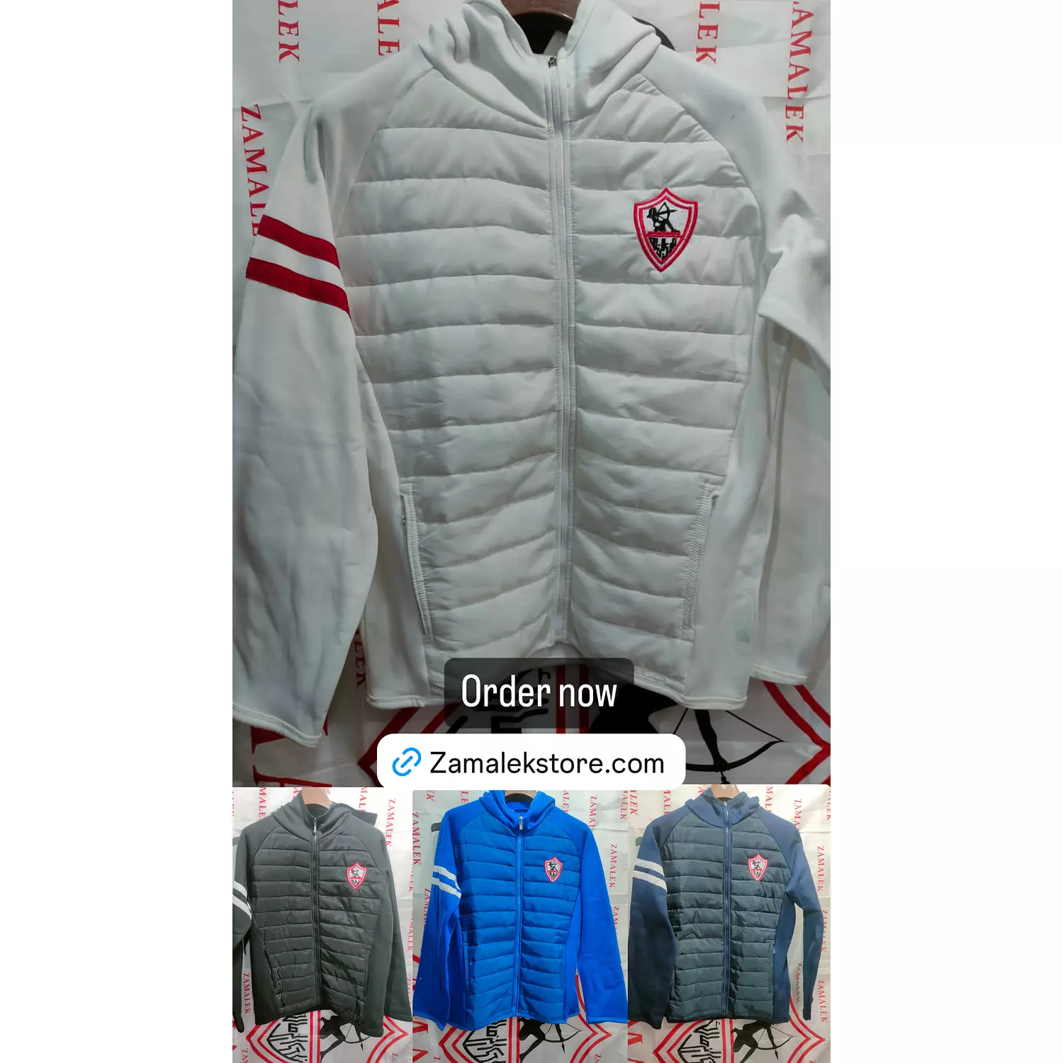 Zamalek tracksuit  bumper jacket -2nd-img