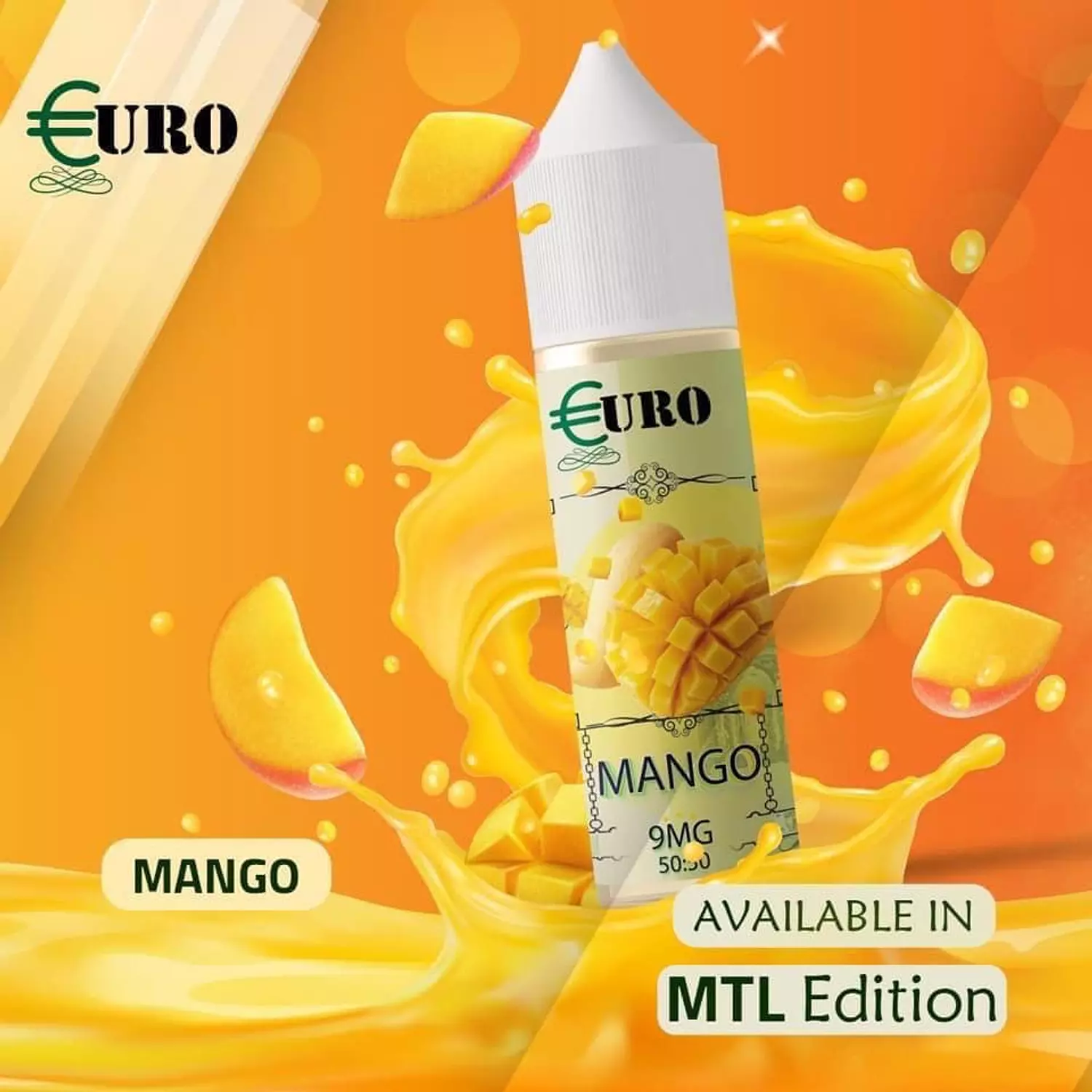 Euro - Premium juice 60ML ( MTL 50/50 ) 1