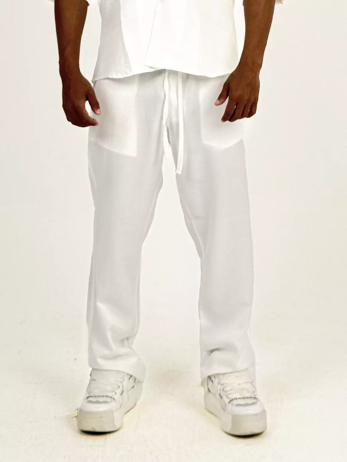 White linen pants 1