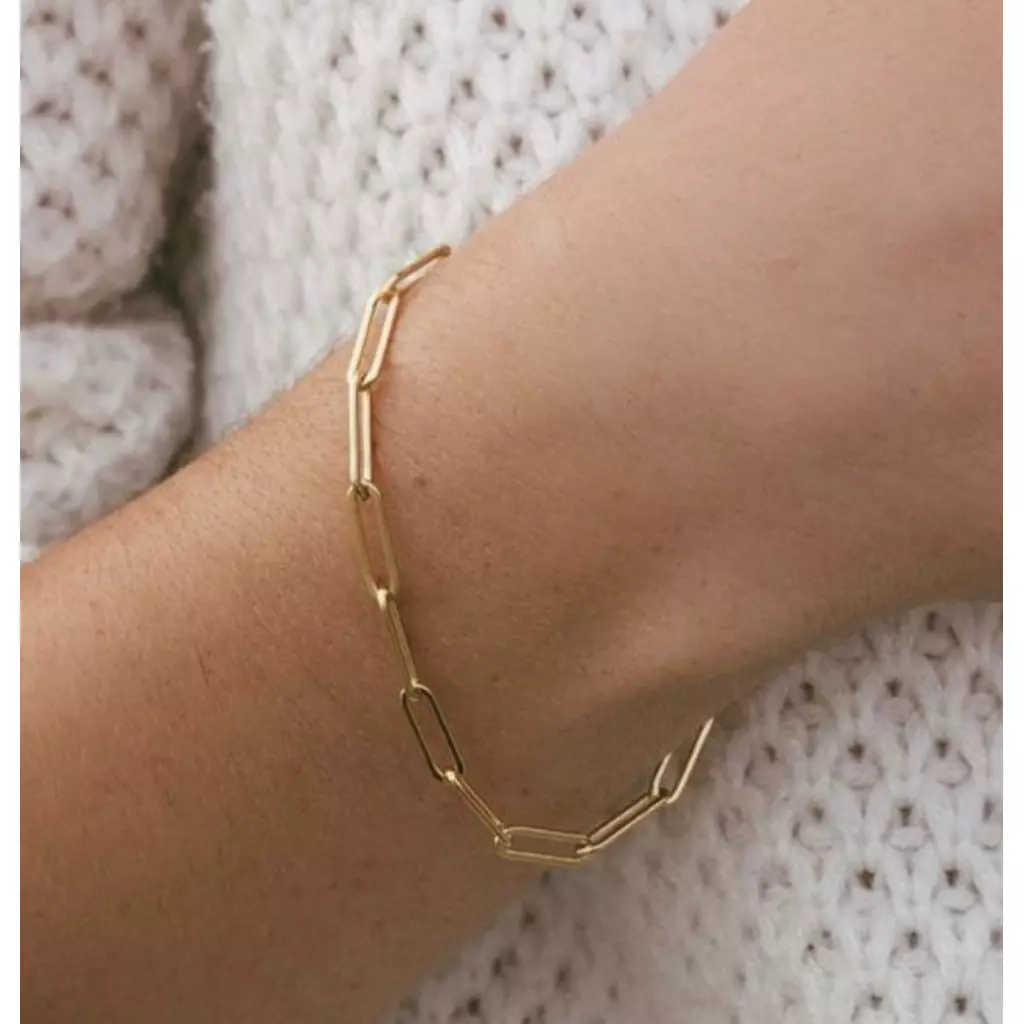 Paperclip Chain Bracelet