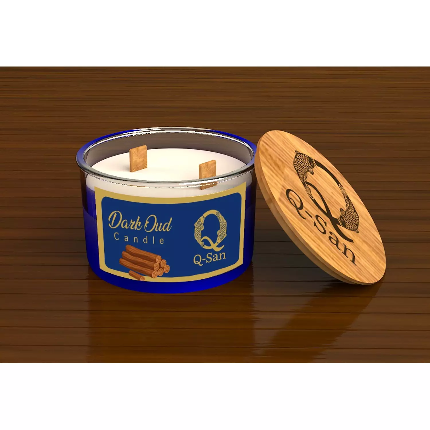 Dark Oud Candle hover image
