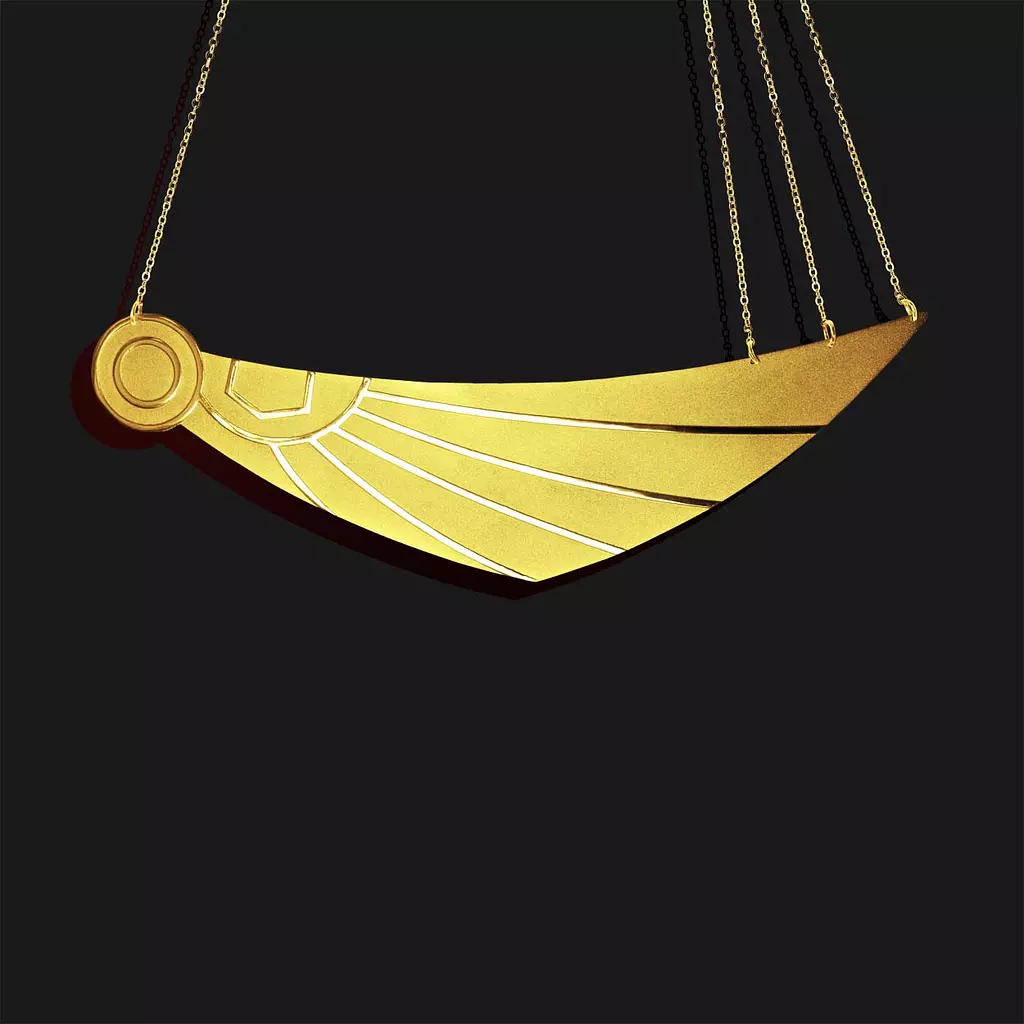 Wing of Horus necklace