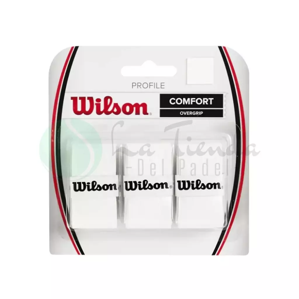 Wilson Profile White Overgrip (Pack of 3)