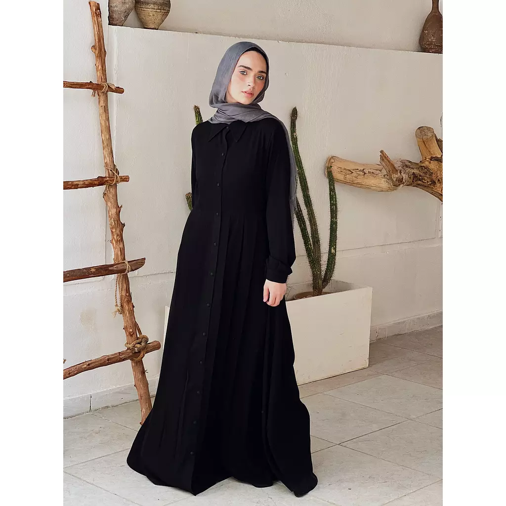 The Buttoned Abaya 