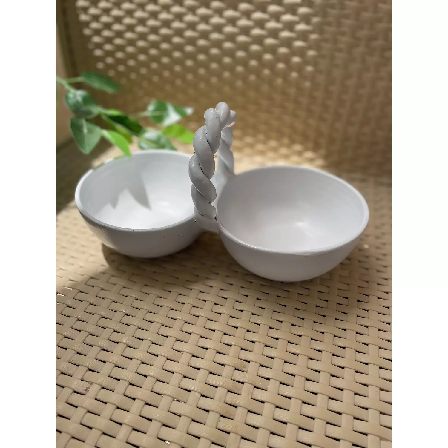 Duo-dip bowl (white) 2