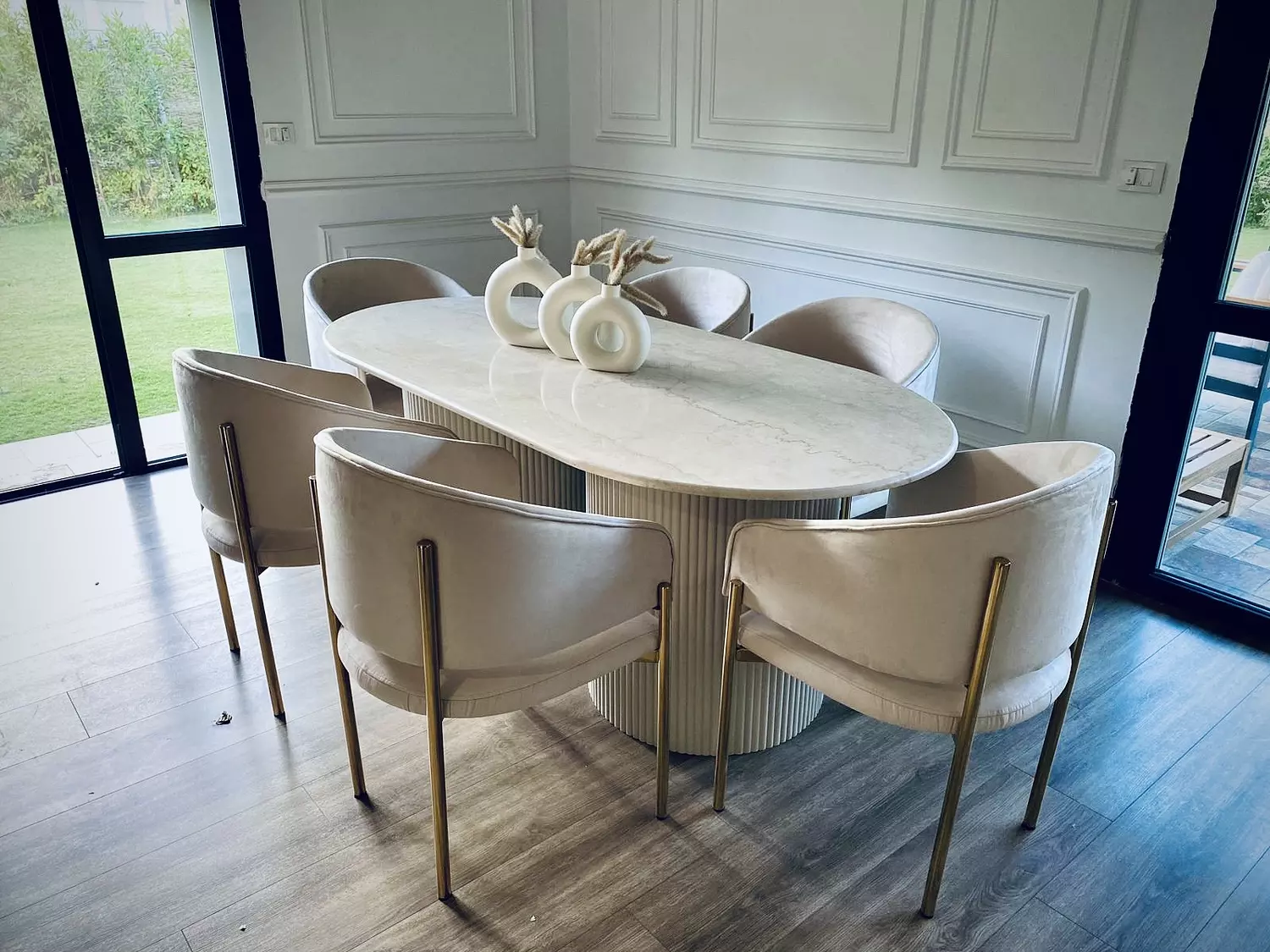 Dining Table with 6 Chairs hover image