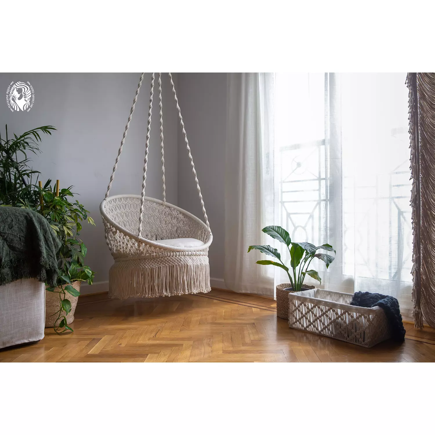 SQUARE CIRCLE MACRAME SWING 3