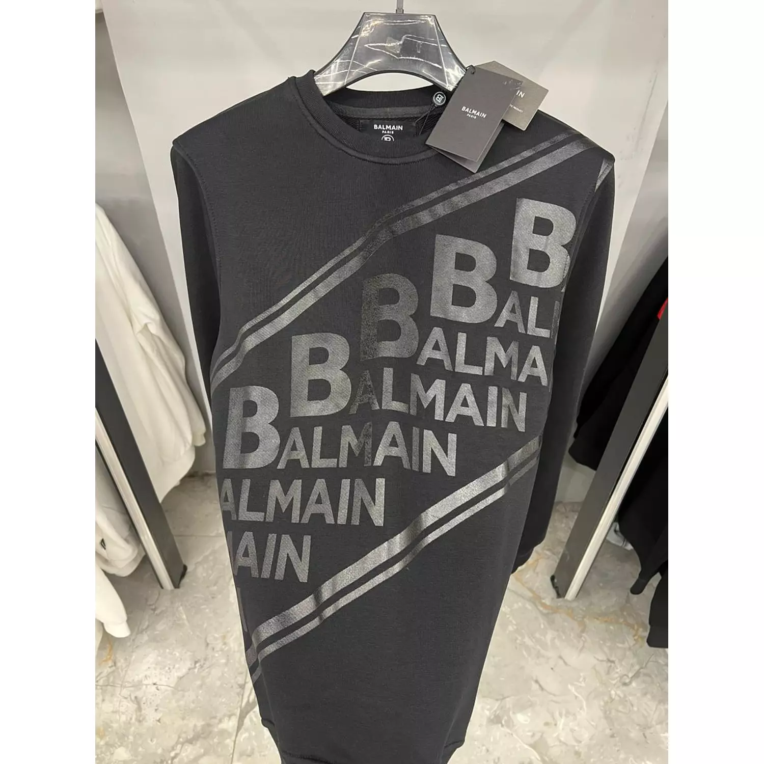 BALMAIN PARIS SWEATSHIRT 5