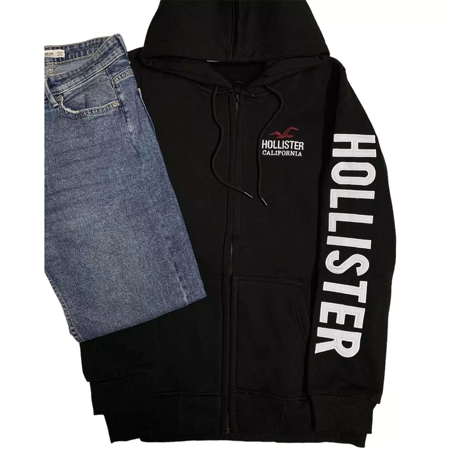 Hollister glow in the dark online hoodie