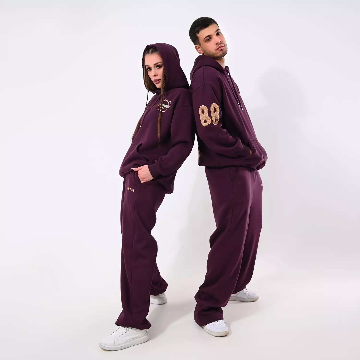 Maroon unisex set 1