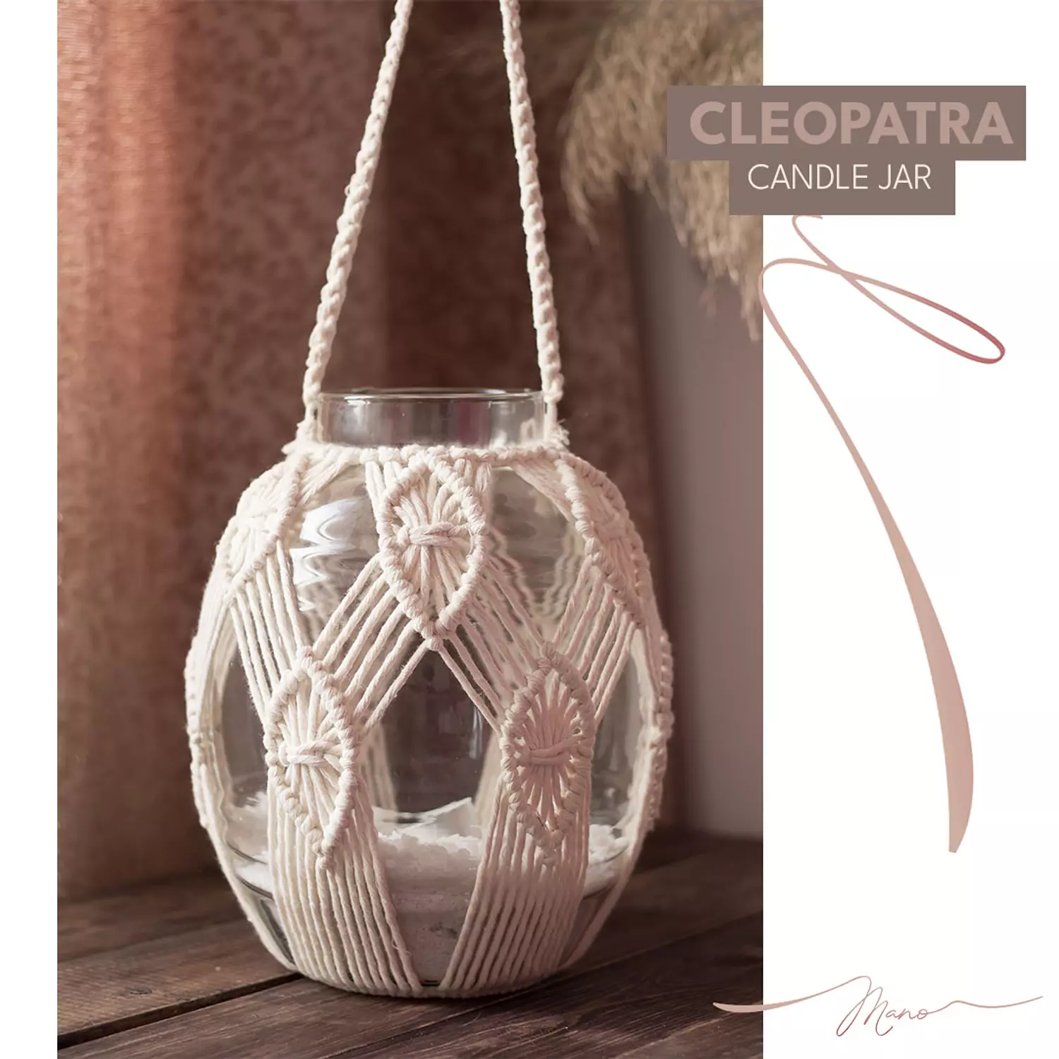 Cleopatra Candle Jar 0