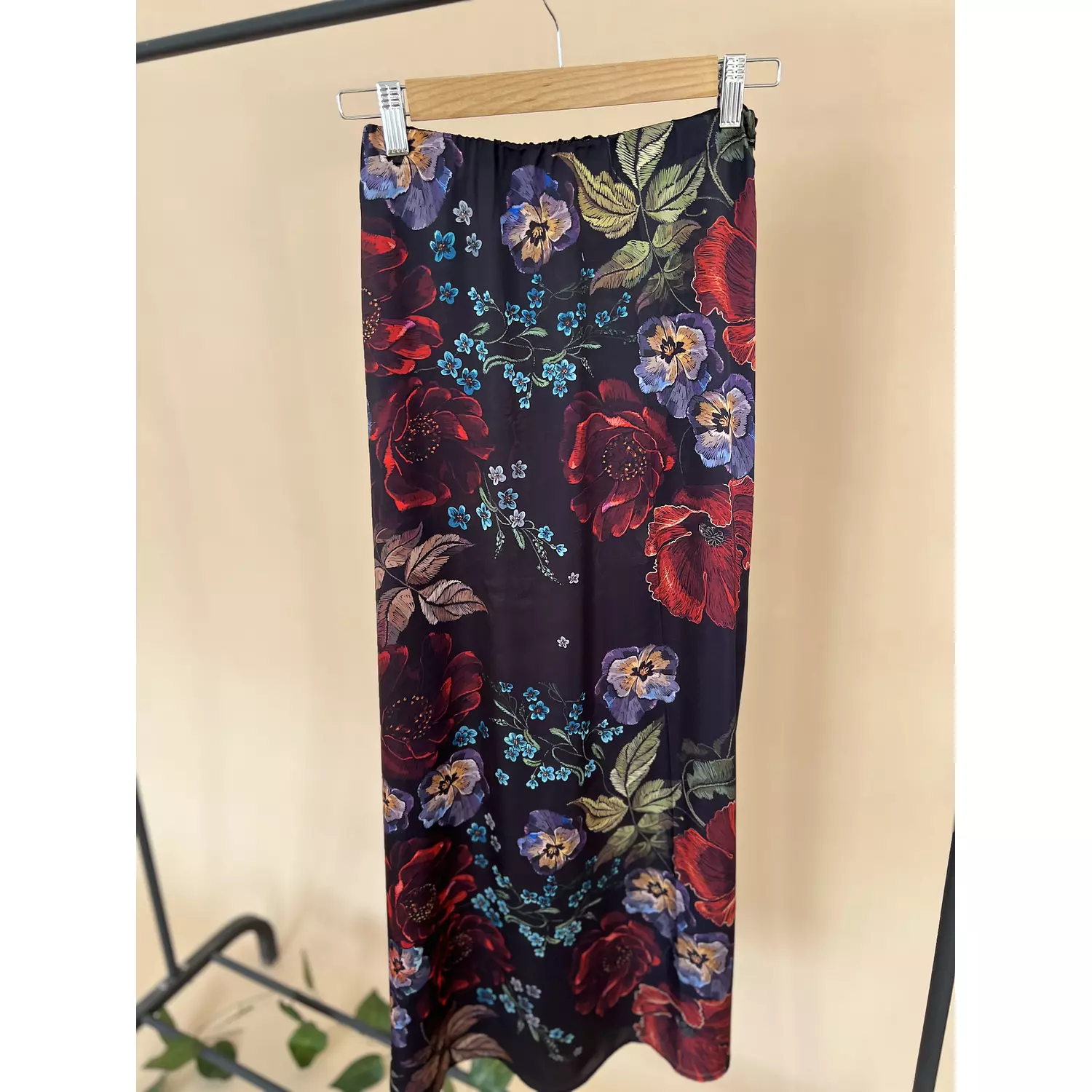 Bloom Silk Skirt  2