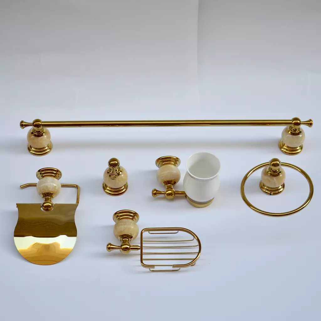 Marble Bathroom Hardware Set