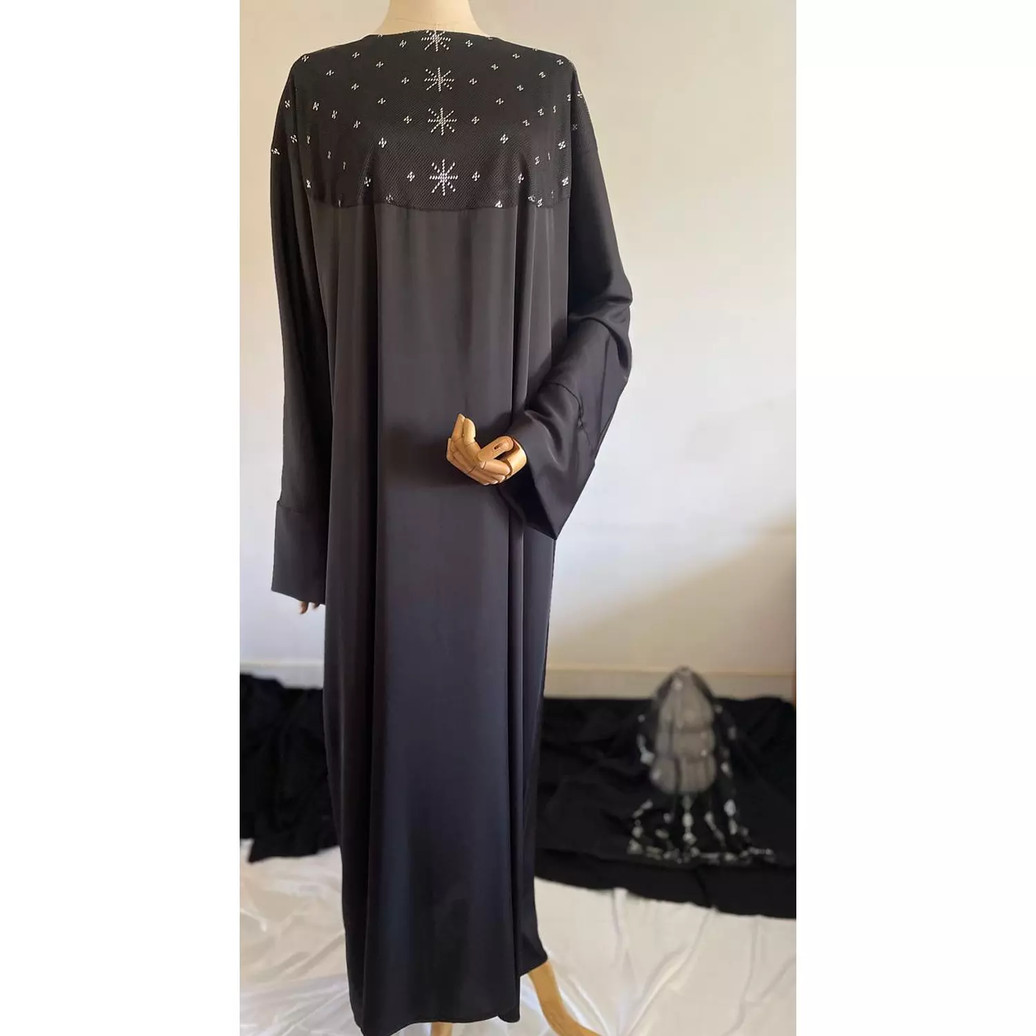 Black Tally Silk Dress 0