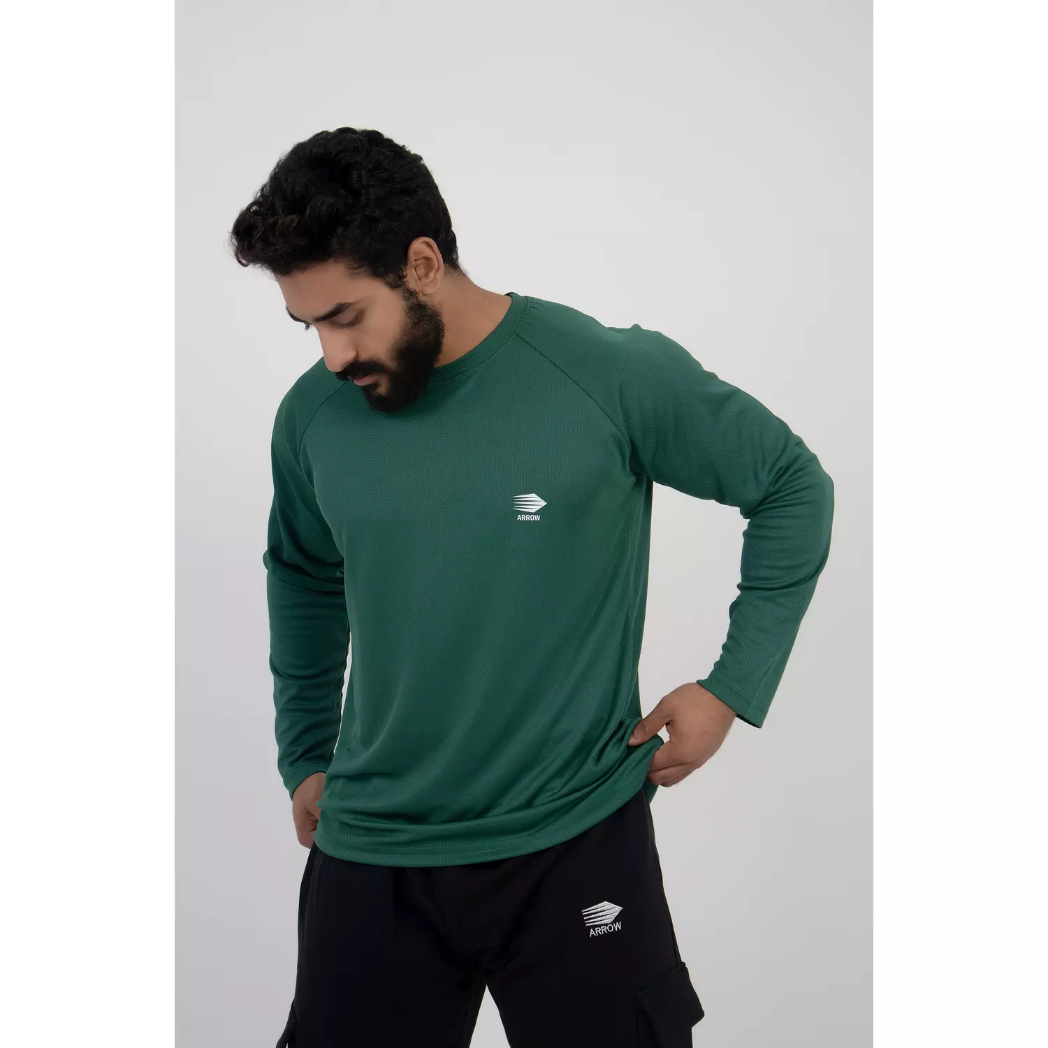 Green Long Sleeve T-Shirt 1