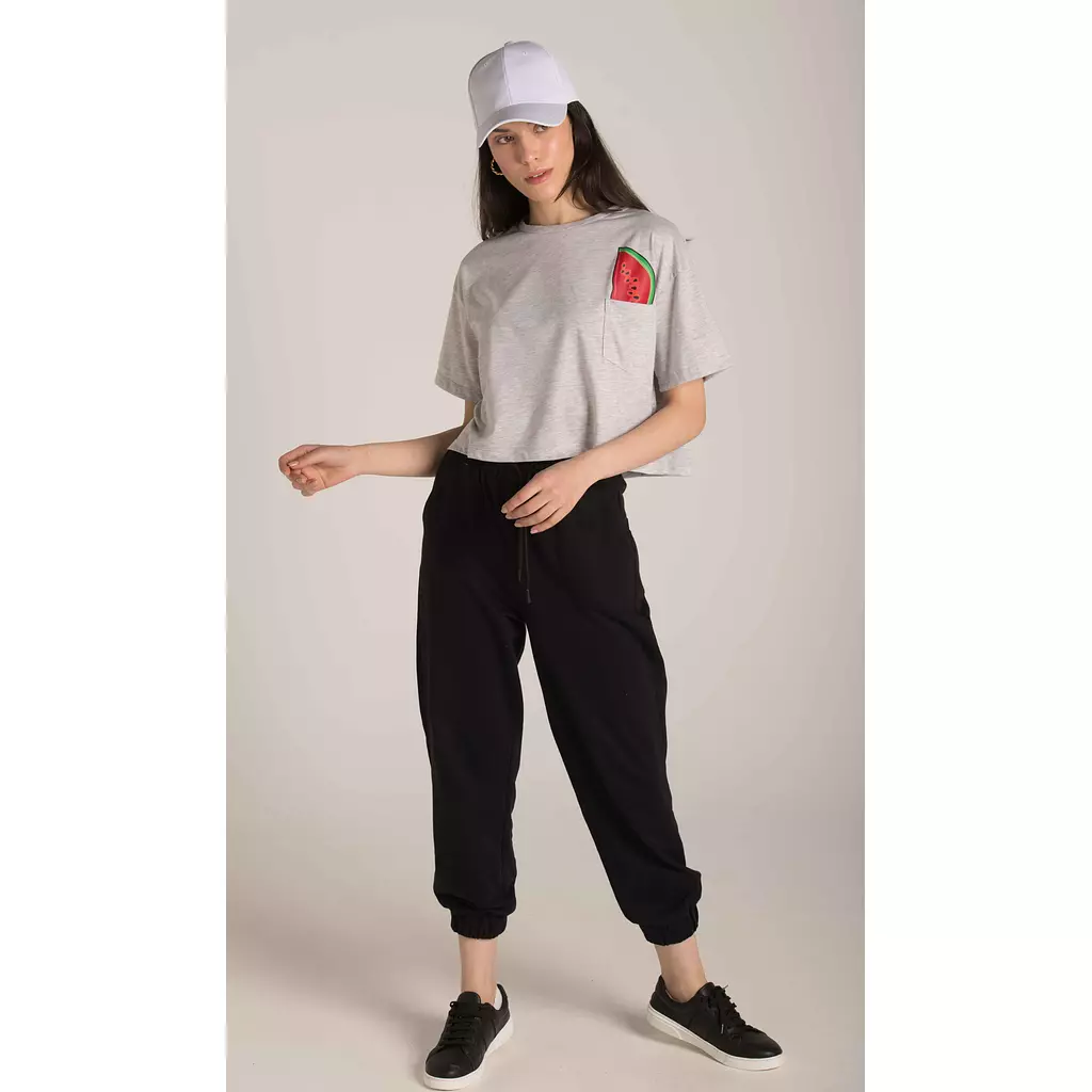 DRAWSTRING WAIST SWEATPANT