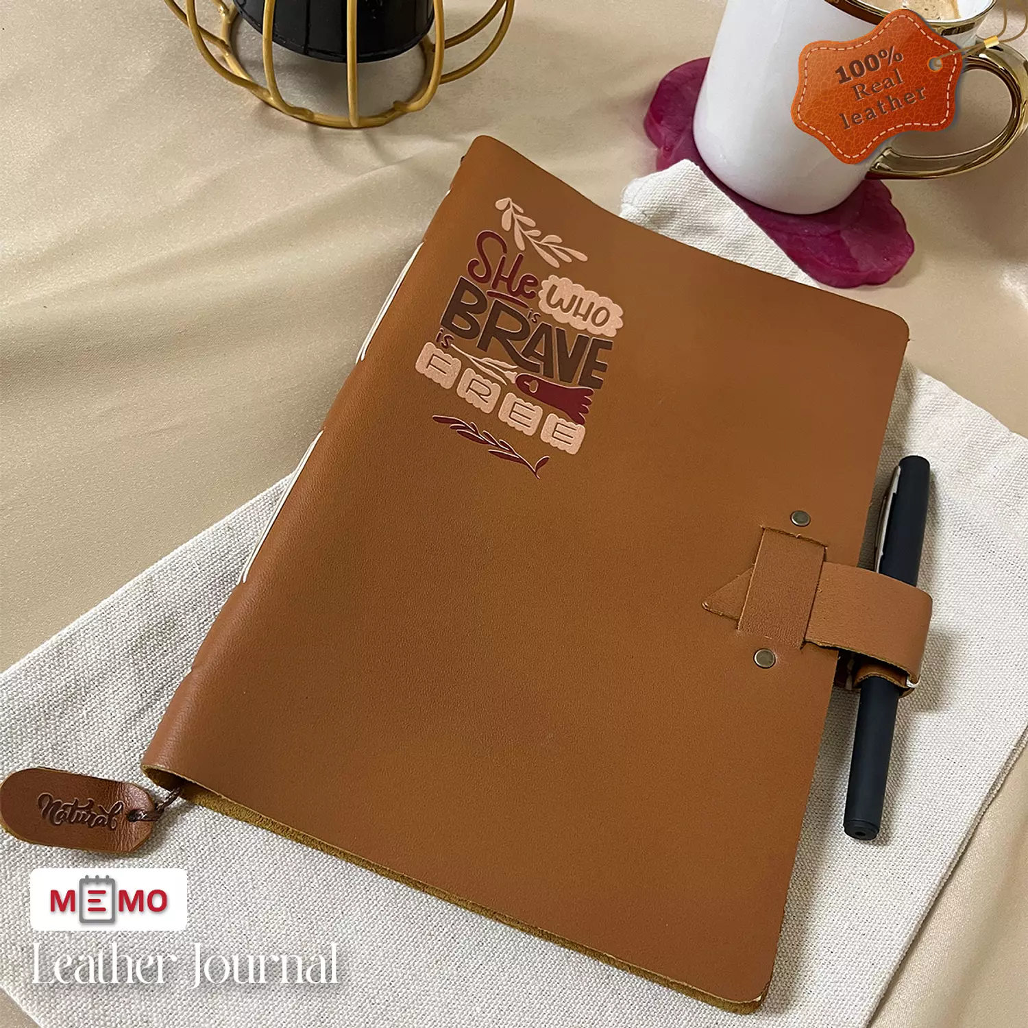 Memo Leather Journal (Real leather) 39