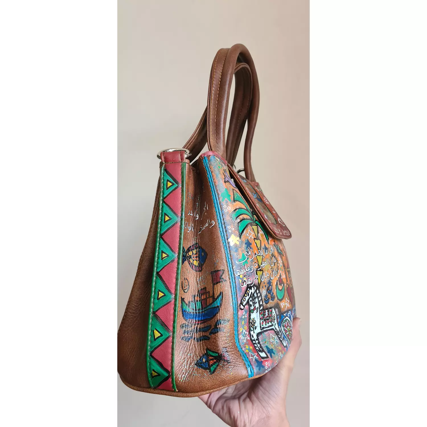 Egyptian folk art bag  3