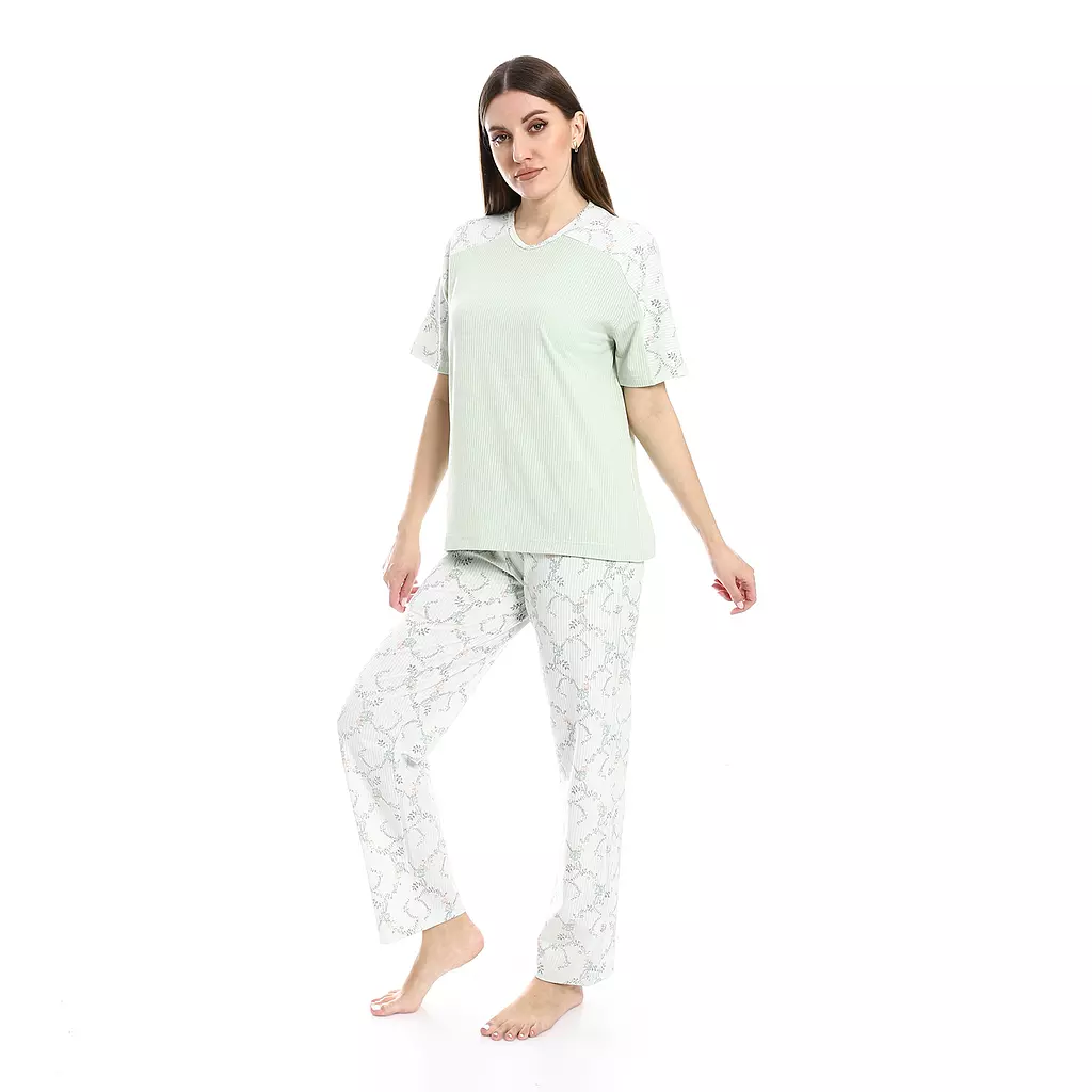 Women Smart PJ - 2608 - Mint