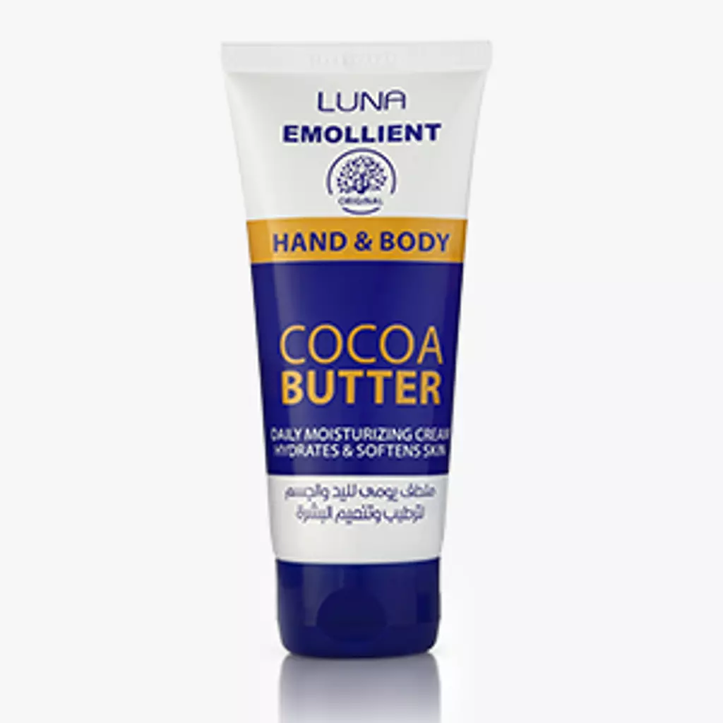 Luna Emollient Hand & Body Cream With Cocoa Butter - 75 gm