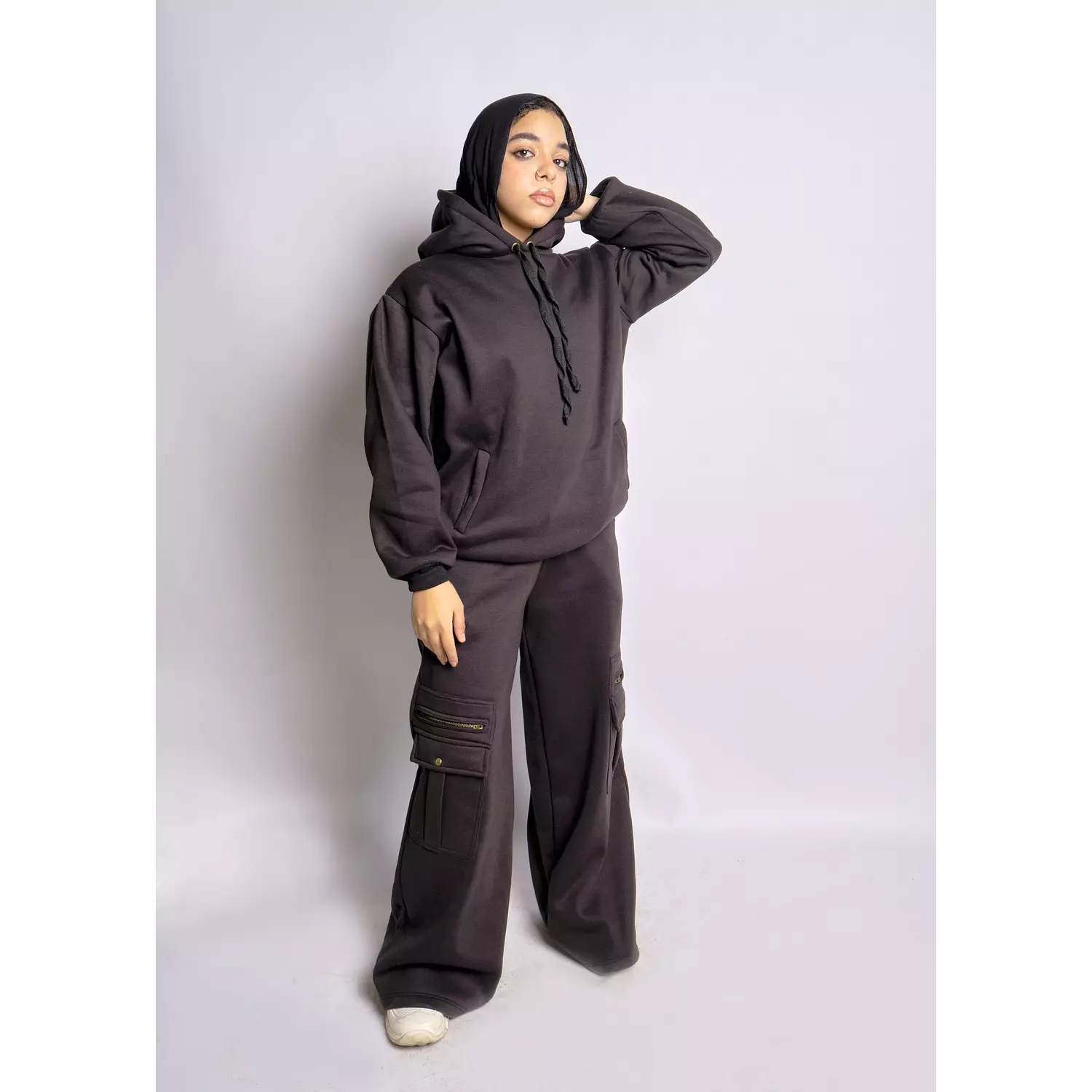 Oversized cozy cargo set  hover image