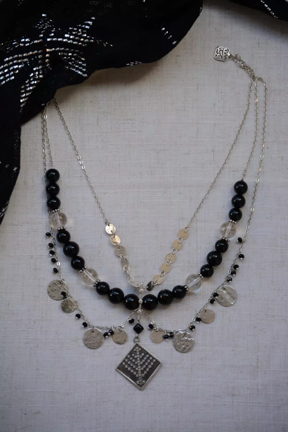 Ivy tree onyx necklace 1