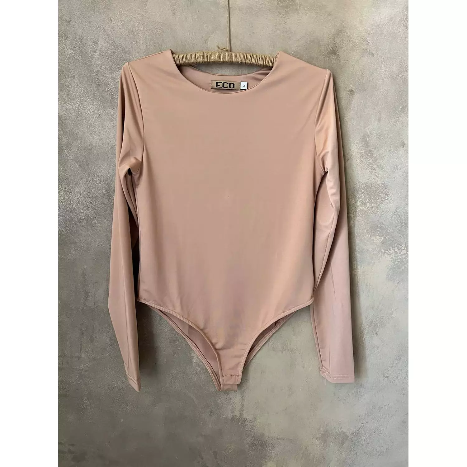 Crew Neck Long Sleeves Bodysuit 3