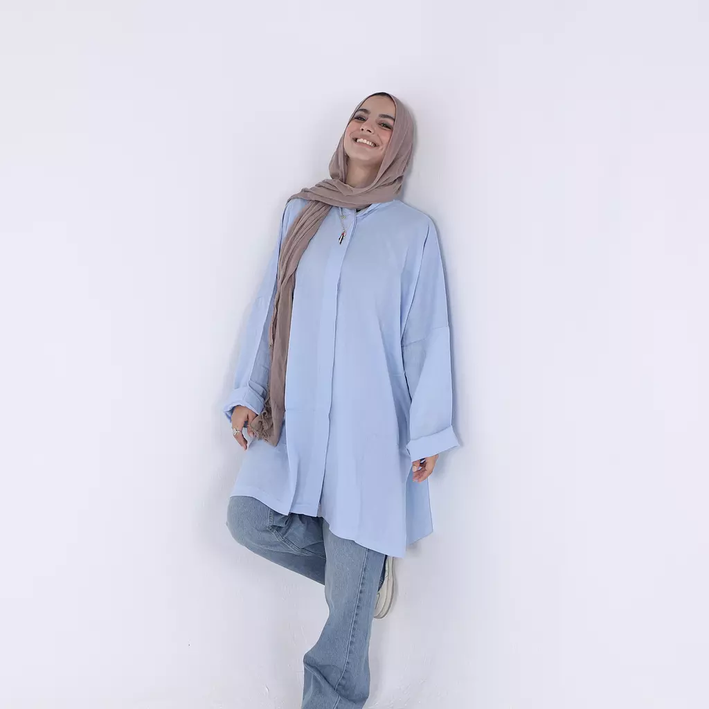 Baby Blue Oversized Shirt