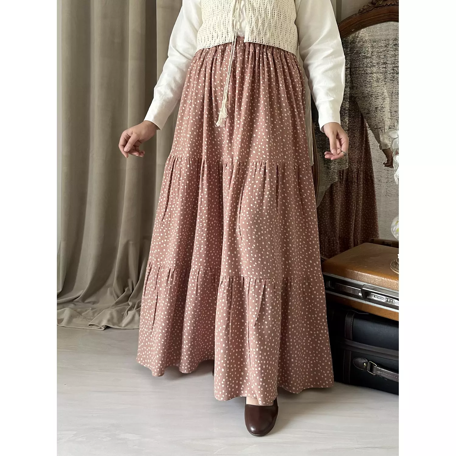 Levoil Kashmir skirt  2