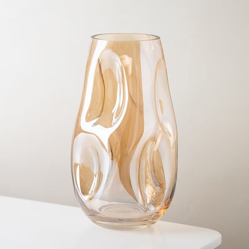 Honey Pyrex Vase