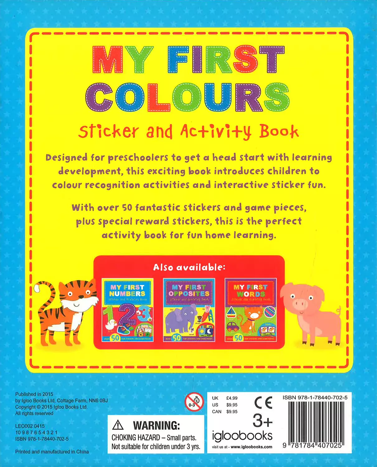 My First Colours-sticker and activity book 3