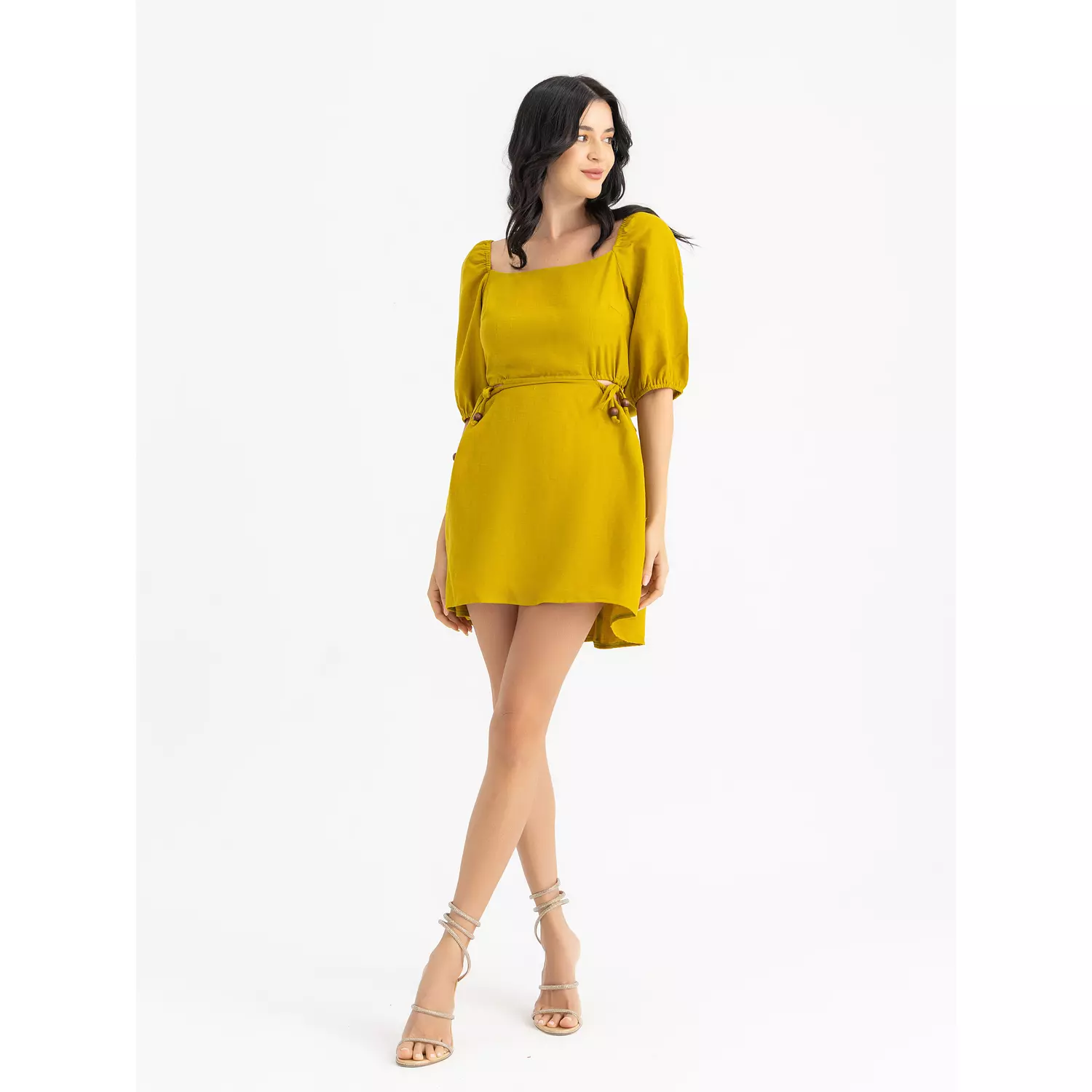 The POUFA cutout linen dress 1