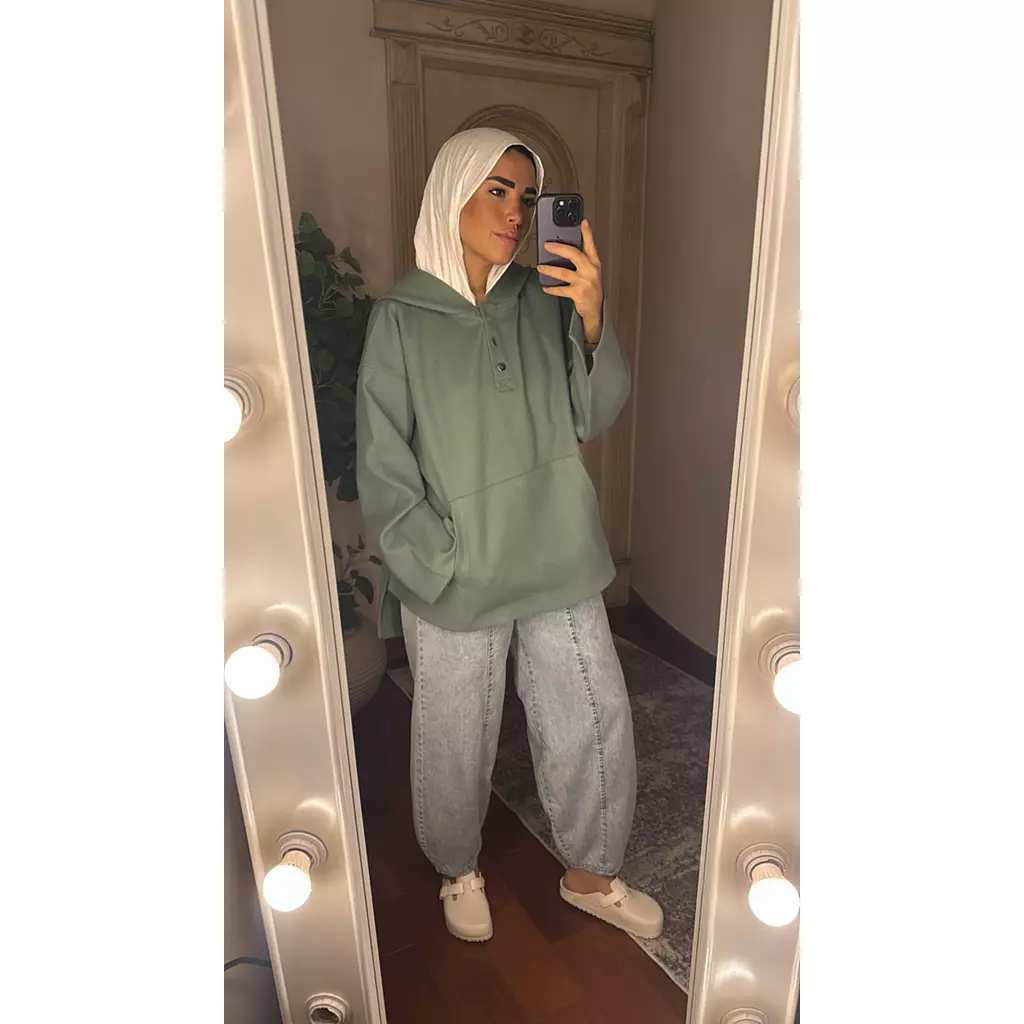 Teal Hoodie