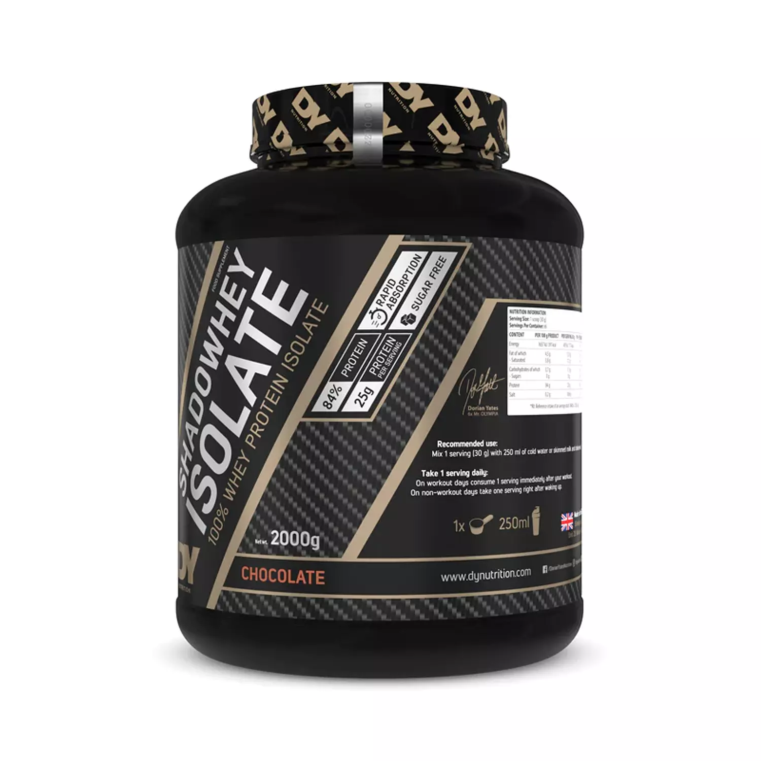 DY Whey Protein Shadowhey ISOLATE 2Kg, 66 Servings-2nd-img