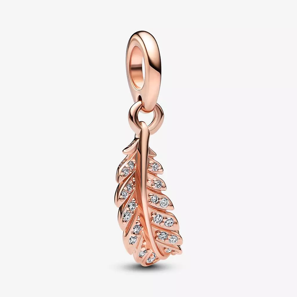 14k Rose gold-plated unique metal blend-Charm-2023 B