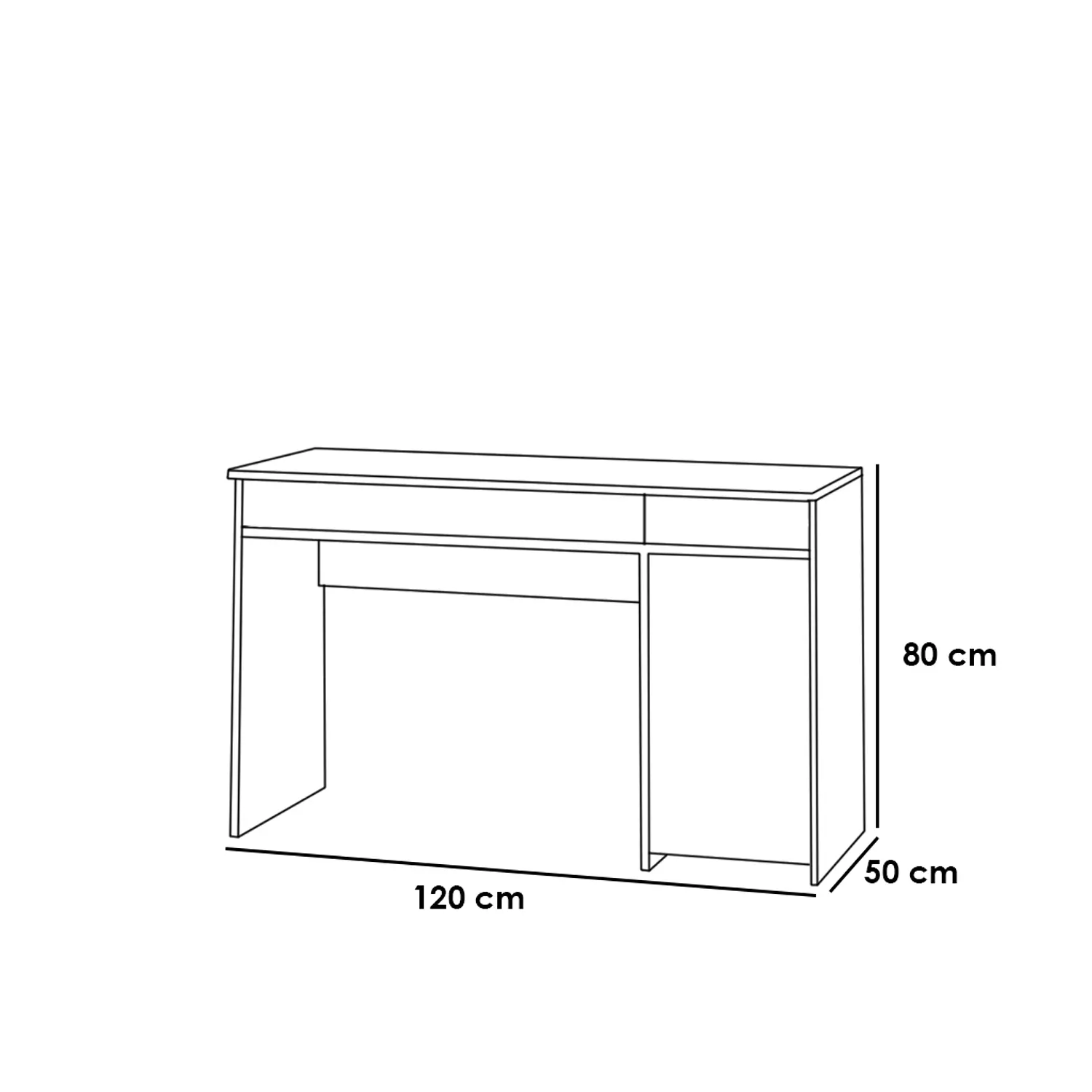 Desk 120x50x80 cm - artco.desk33 1