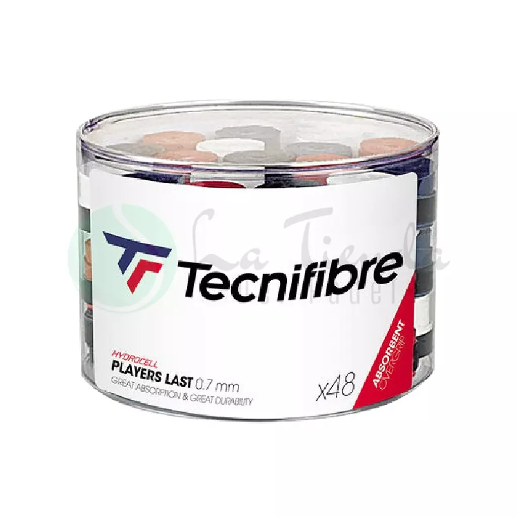 Tecnifibre Hydrocell Absorbent Overgrip (Full Pack 48 Pieces)