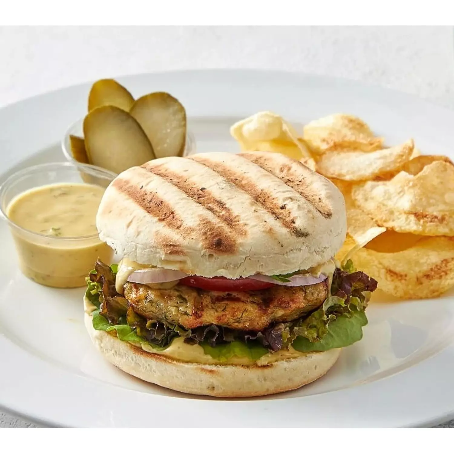 Grilled Fish Burger hover image