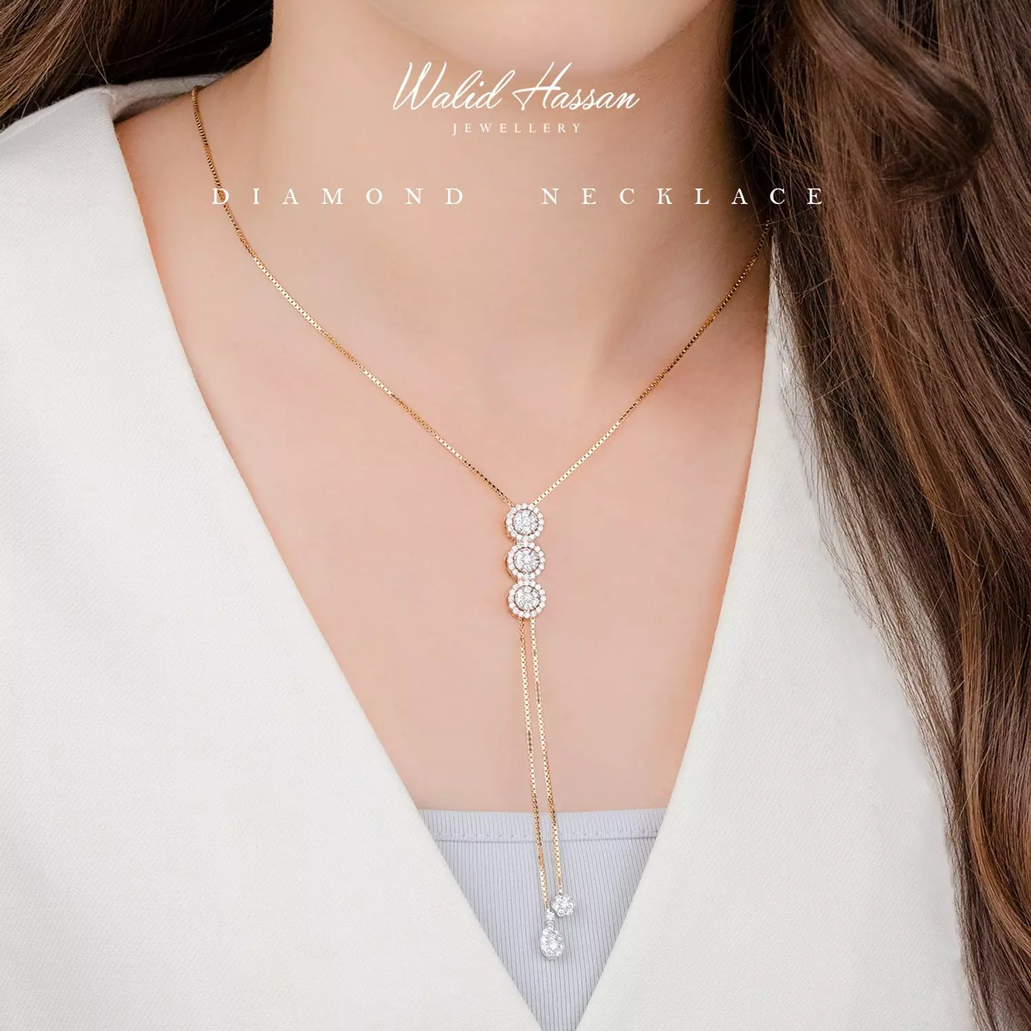 diamond necklace hover image