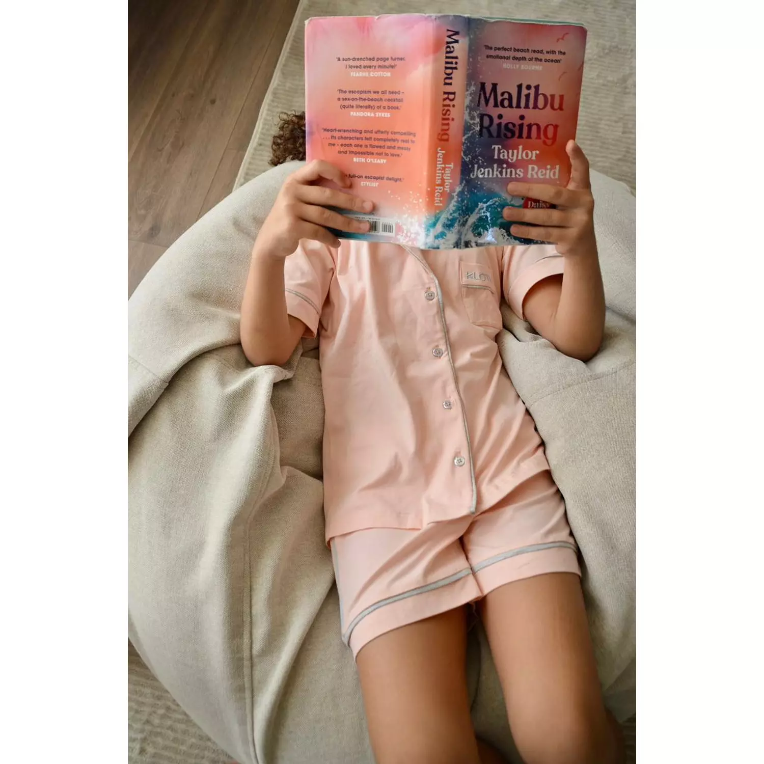 pink shorts buttoned pajamas  hover image