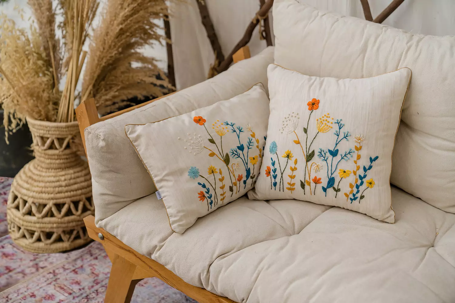 Floral cushion 3