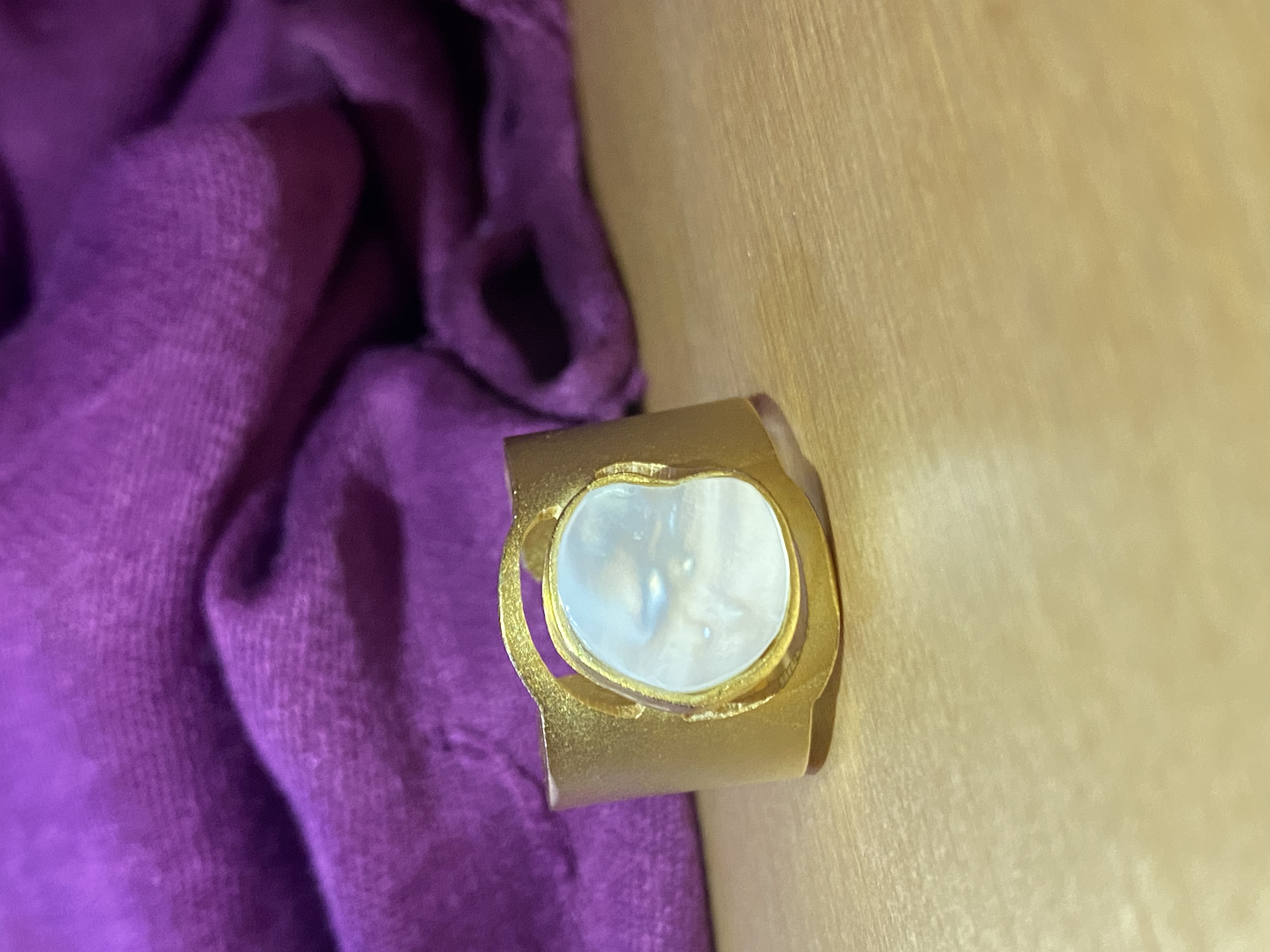 Mother of pearl ring 1