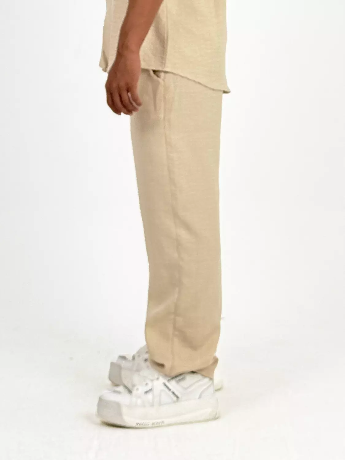 Beige linen pants  1