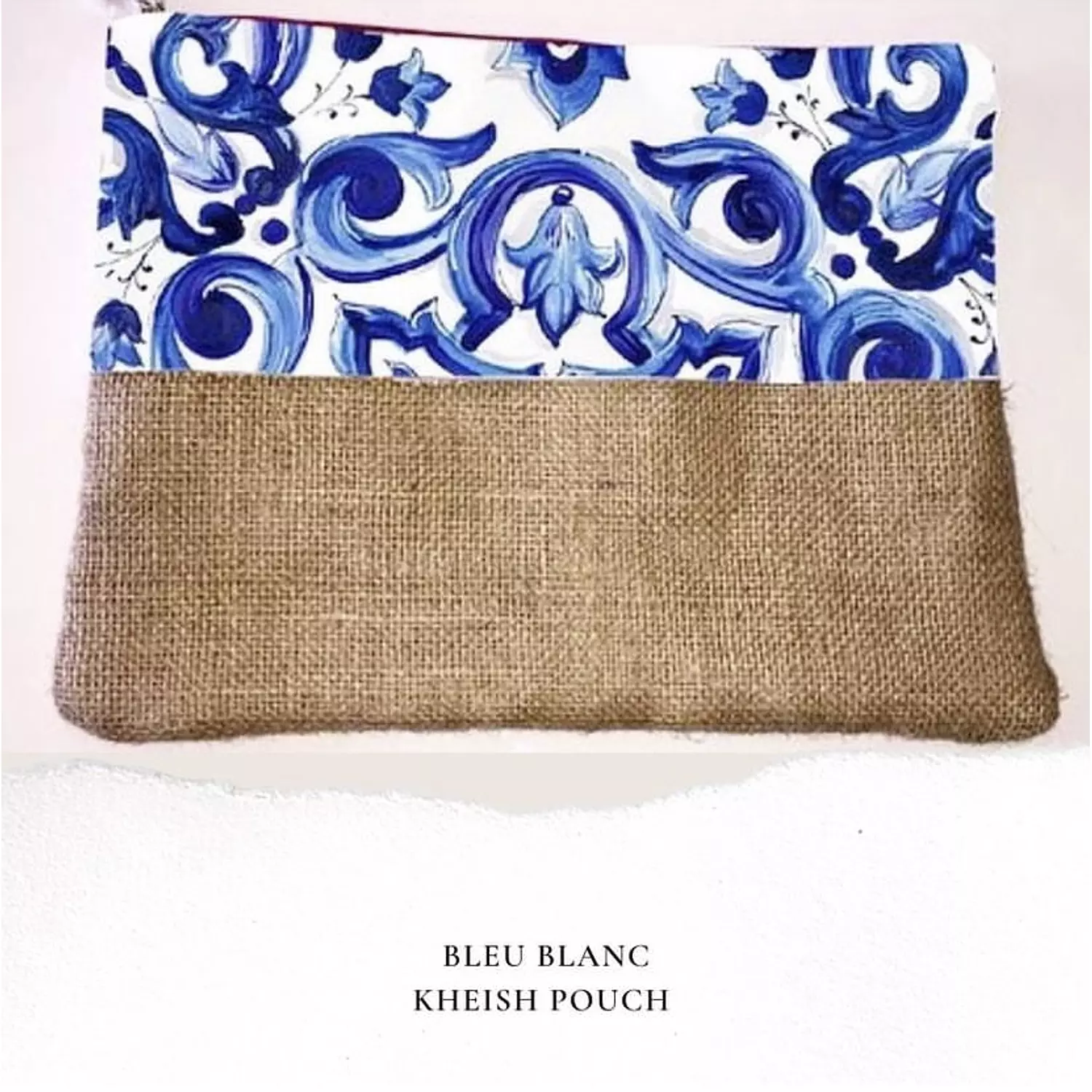 Bleu Blanc Kheish Pouch Leather Strip hover image