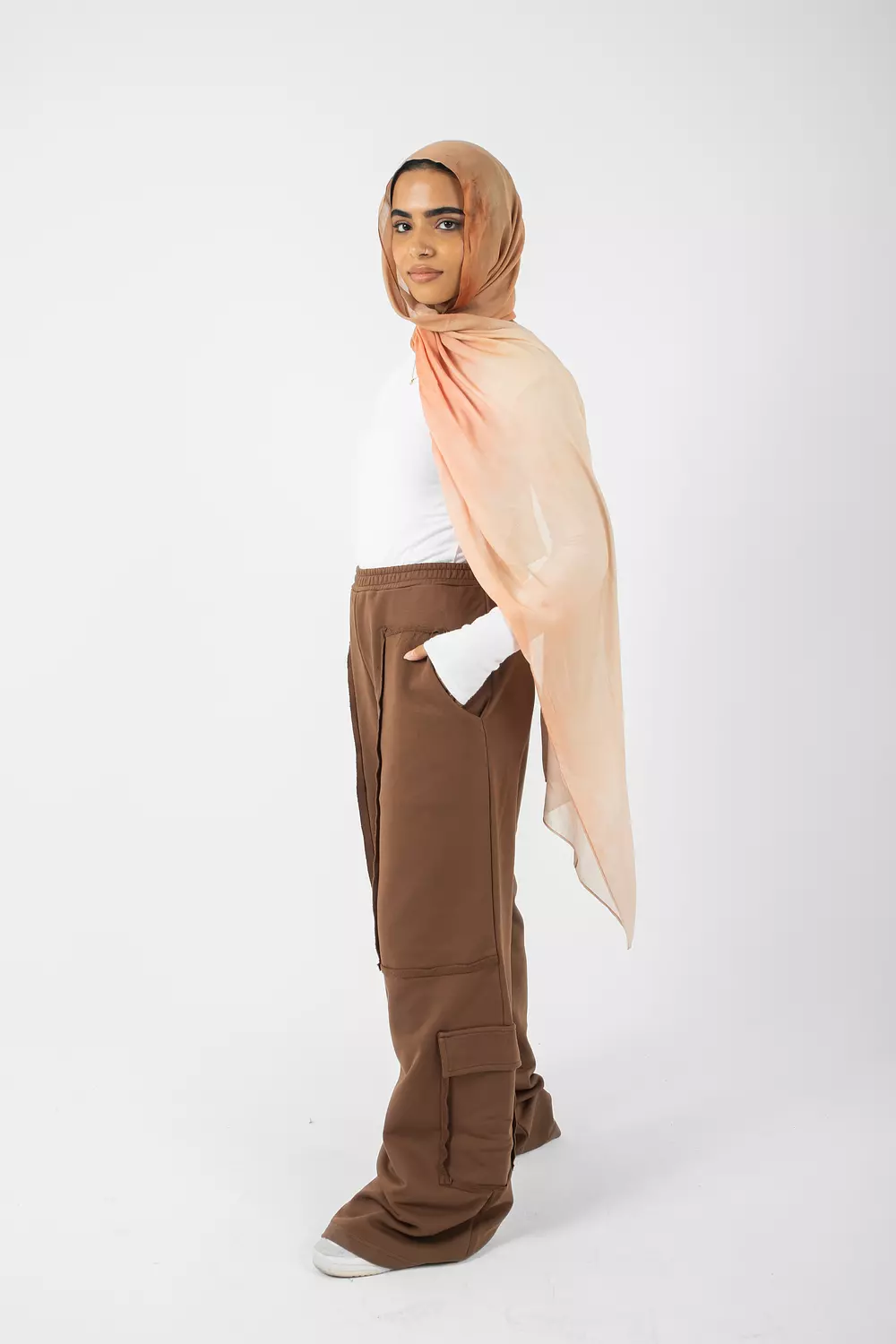 Everyday Wide-Leg Sweatpants in Cocoa Brown-2nd-img